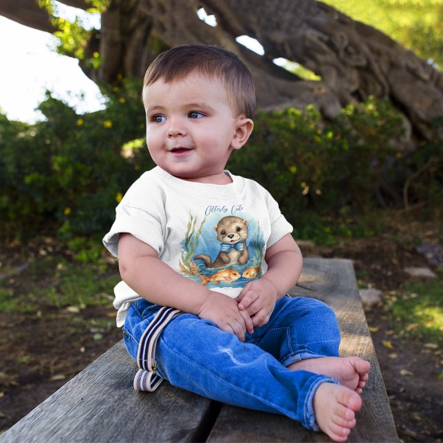 Camiseta De Bebé Niño pequeño Otter Boy (Subido por el creador)