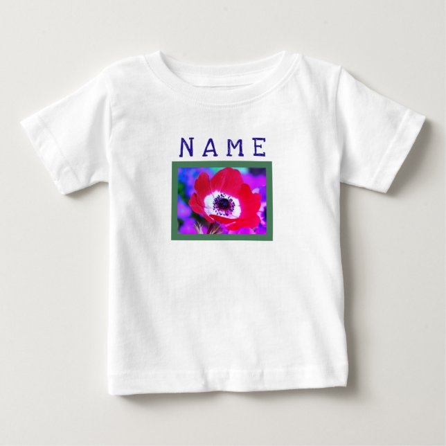Camiseta De Bebé Niño pequeño Ruffle Tee HAPPY SEMILLA NIÑOS POPPY  (Anverso)