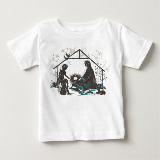 Camiseta De Bebé Niño Religioso Cristiano Jesús Navidades Natividad