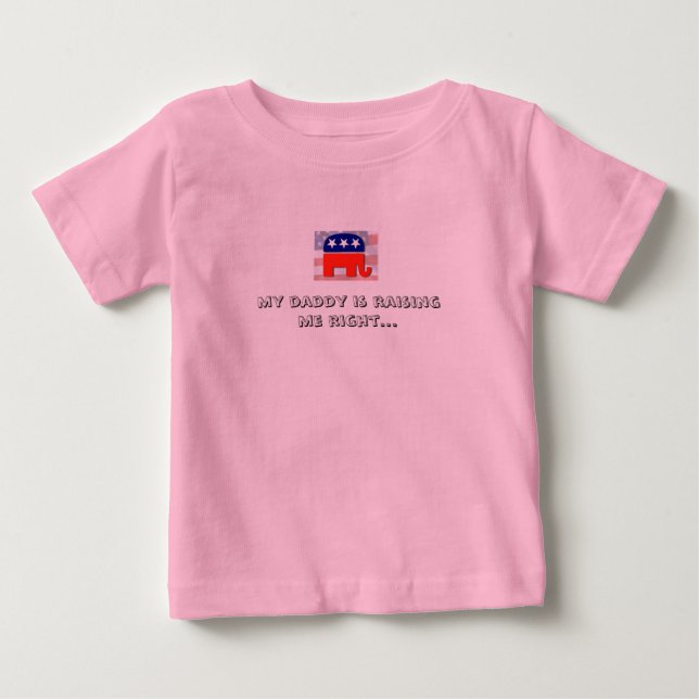 Camiseta De Bebé niño republicano (Anverso)