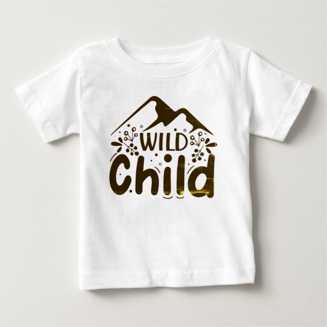Camiseta De Bebé Niño Salvaje (Anverso)