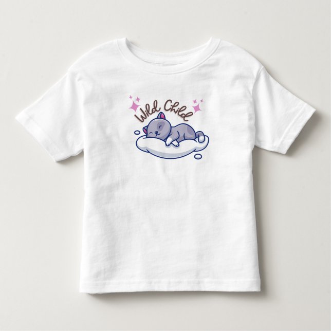 Camiseta De Bebé Niño salvaje en proceso (Anverso)