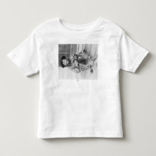 Camiseta De Bebé Niño vestido de vaquero con juguetes