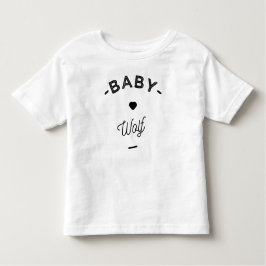 Camiseta De Bebé Niño wolf