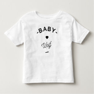 Camiseta De Bebé Niño wolf