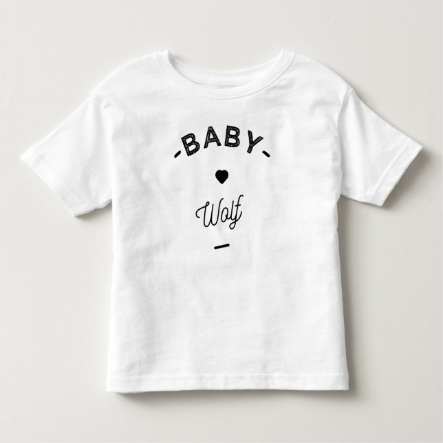 Camiseta De Bebé Niño wolf (Anverso)