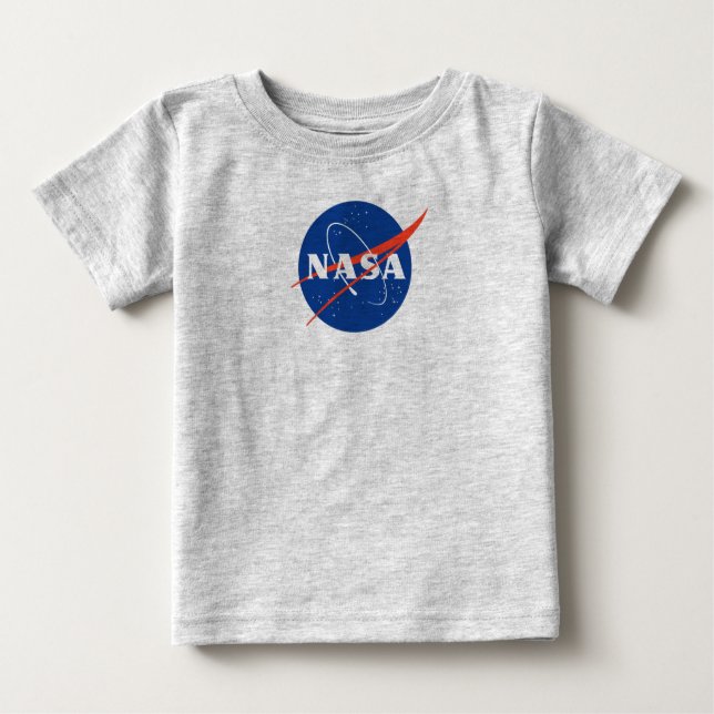 Camiseta De Bebé Niños aprobados por la NASA Meatball Insignia (Anverso)