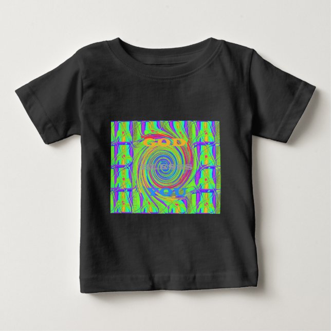 Camiseta De Bebé Niños Bebés Dios te bendiga..png (Anverso)