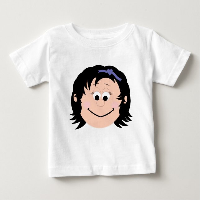 Camiseta De Bebé Niños con caras divertidas y gráficos (Anverso)