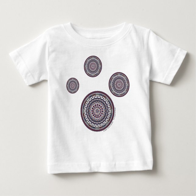 Camiseta De Bebé Niños conectados en el Día de la Independencia/Cam (Anverso)