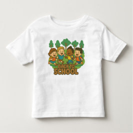 Camiseta De Bebé Niños corren felices