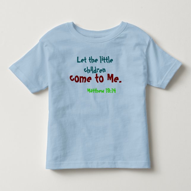 Camiseta De Bebé Niños cristianos (Anverso)