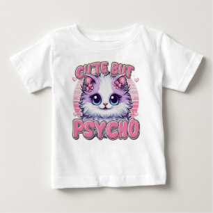 Camiseta De Bebé Niños curados pero psicóticos