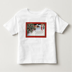 Camiseta De Bebé Niños de ChristmasSleeping y un poema