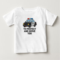 Niños de coches de policía