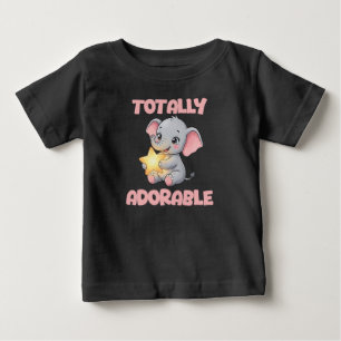 Camiseta De Bebé Niños de elefante totalmente adorables