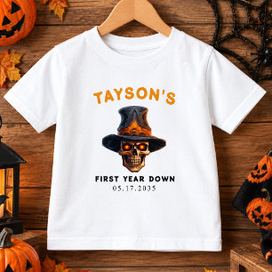 Camiseta De Bebé Niños de Halloween cráneos disfraces Fiesta - lind