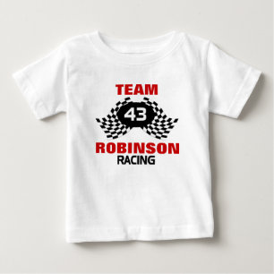 Camiseta De Bebé Niños de la familia de Carreras de equipo