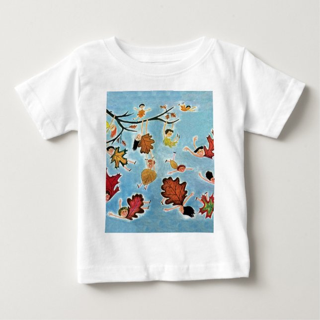 Camiseta De Bebé Niños de la hoja (Anverso)