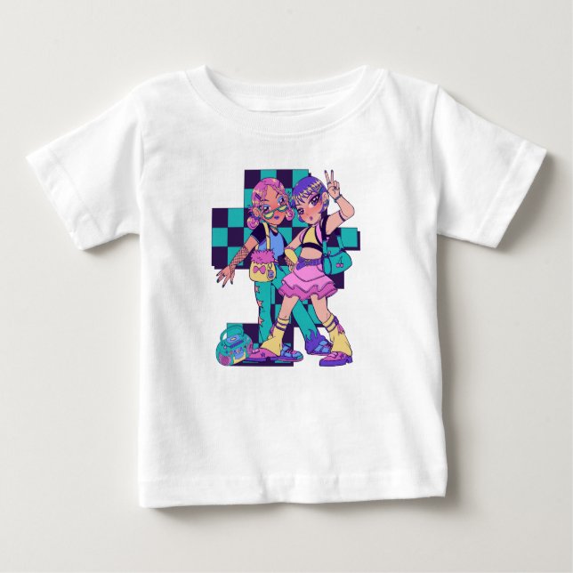 Camiseta De Bebé Niños de la moda (Anverso)
