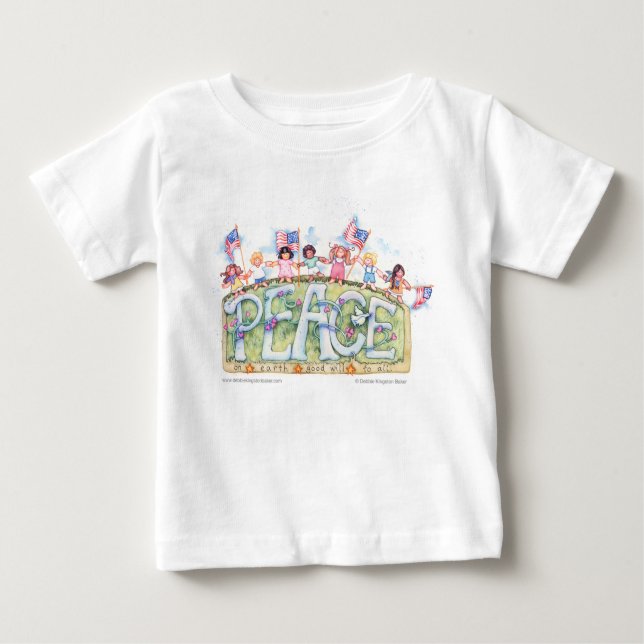 Camiseta De Bebé Niños de la paz (Anverso)