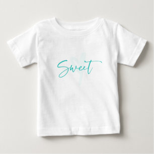 Camiseta De Bebé Niños de la tipografía dulce