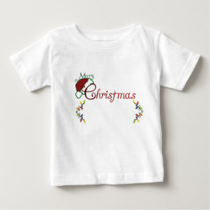 CAMISETA DE BEBÉ **NIÑOS DE NAVIDAD FEROSAS**