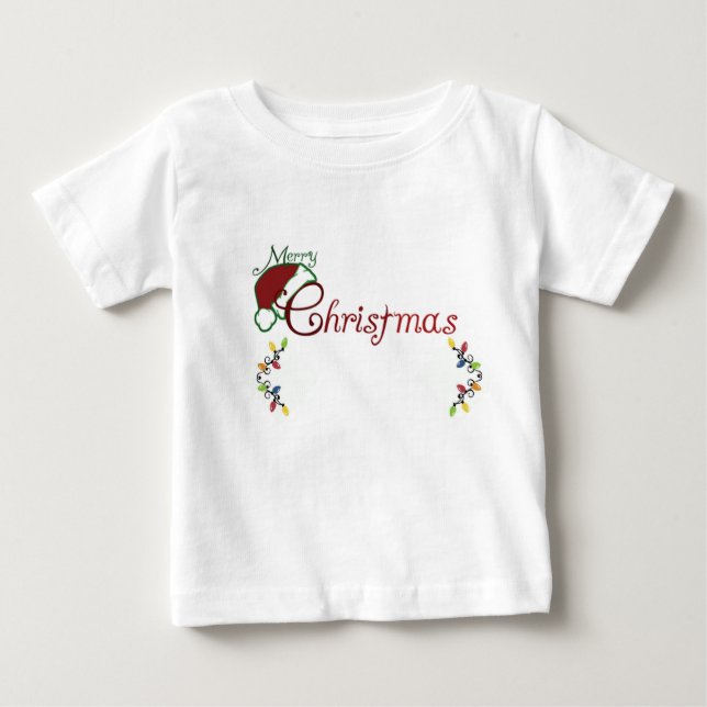 CAMISETA DE BEBÉ **NIÑOS DE NAVIDAD FEROSAS** (Anverso)