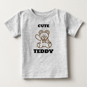Camiseta De Bebé Niños de oso de peluche de verano
