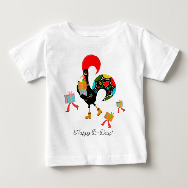 Camiseta De Bebé Niños del desfile de gallos portugueses Fiesta de  (Anverso)