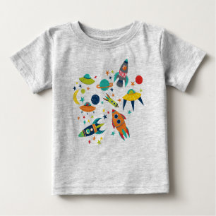Camiseta De Bebé Niños del espacio