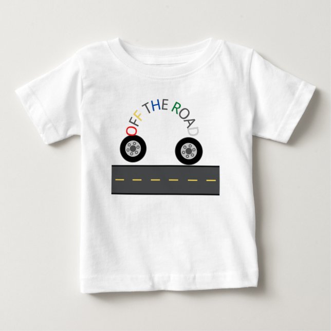 Camiseta De Bebé Niños Divertidos  Blanco (Anverso)