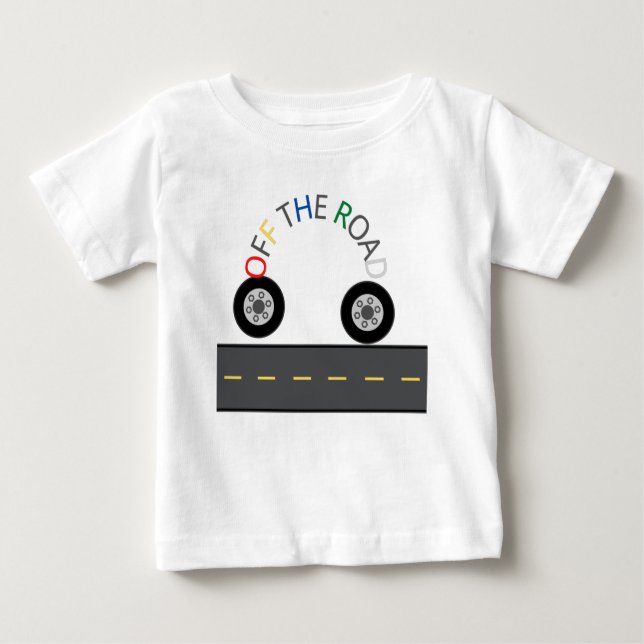 Camiseta De Bebé Niños divertidos blancos (Anverso)