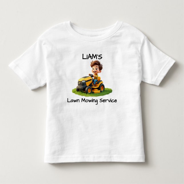 Camiseta De Bebé Niños divertidos Lawn Mower T-Shirt o Bodysuit (Anverso)