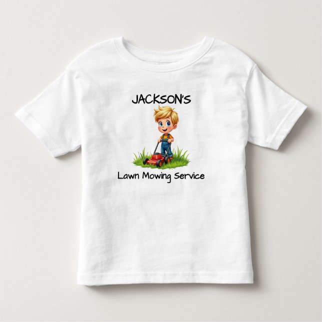 Camiseta De Bebé Niños divertidos Lawn Mower T-Shirt o Bodysuit (Anverso)
