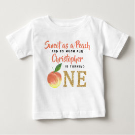 Camiseta De Bebé Niños dulces de cada uno de los primeros cumpleaño