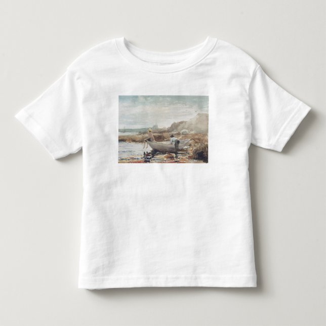 Camiseta De Bebé Niños en la playa (Anverso)