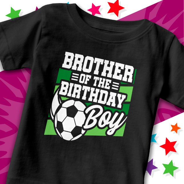 Camiseta De Bebé Niños Fiesta de fútbol hermano de niño cumpleaños (Subido por el creador)