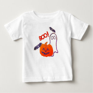 Camiseta De Bebé Niños Halloween Boo Baby Shirt - Costume Tee!