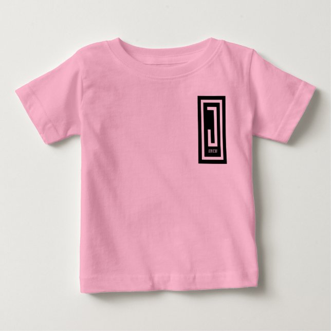 Camiseta De Bebé niños j desgaste diseño de manga larga tee (Anverso)