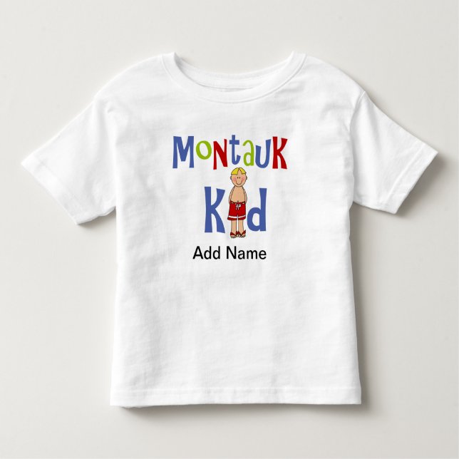 Camiseta De Bebé Niños Montauk Kids (Anverso)