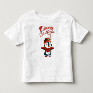 Camiseta De Bebé Niños Navidades Penguin T-Shirt