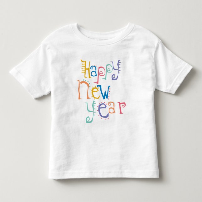 Camiseta De Bebé Niños, niño, resolución de los Años Nuevos del (Anverso)