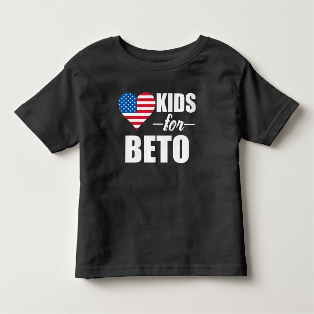 Camiseta De Bebé Niños para gobernador de Beto O'Rourke Texas 2022 (Anverso)