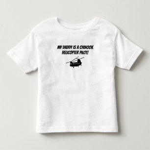 Camiseta De Bebé Niños Pequeños Chinook Papi Helicóptero Militar