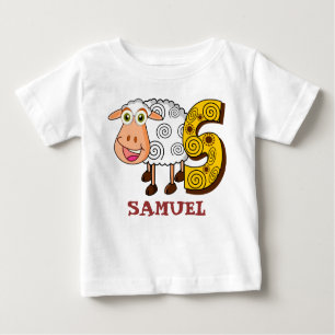 Camiseta De Bebé Niños personalizados OVEJAS de S