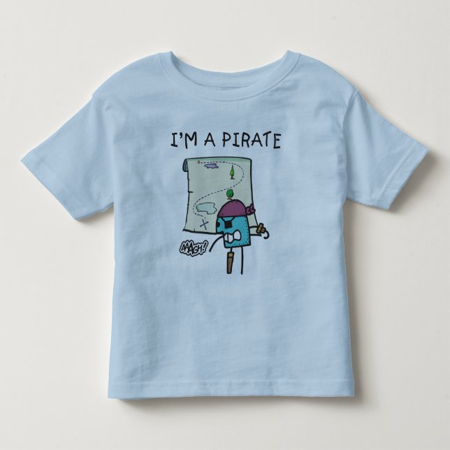 Camiseta De Bebé Niños piratas (Anverso)