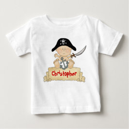 Camiseta De Bebé Niños piratas de bebé baratos personalizados