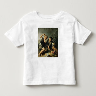 Camiseta De Bebé Niños que comen una empanada, 1670-75