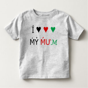 Camiseta De Bebé Niños regalos especiales Tees - Amo mi Mamá Vintag